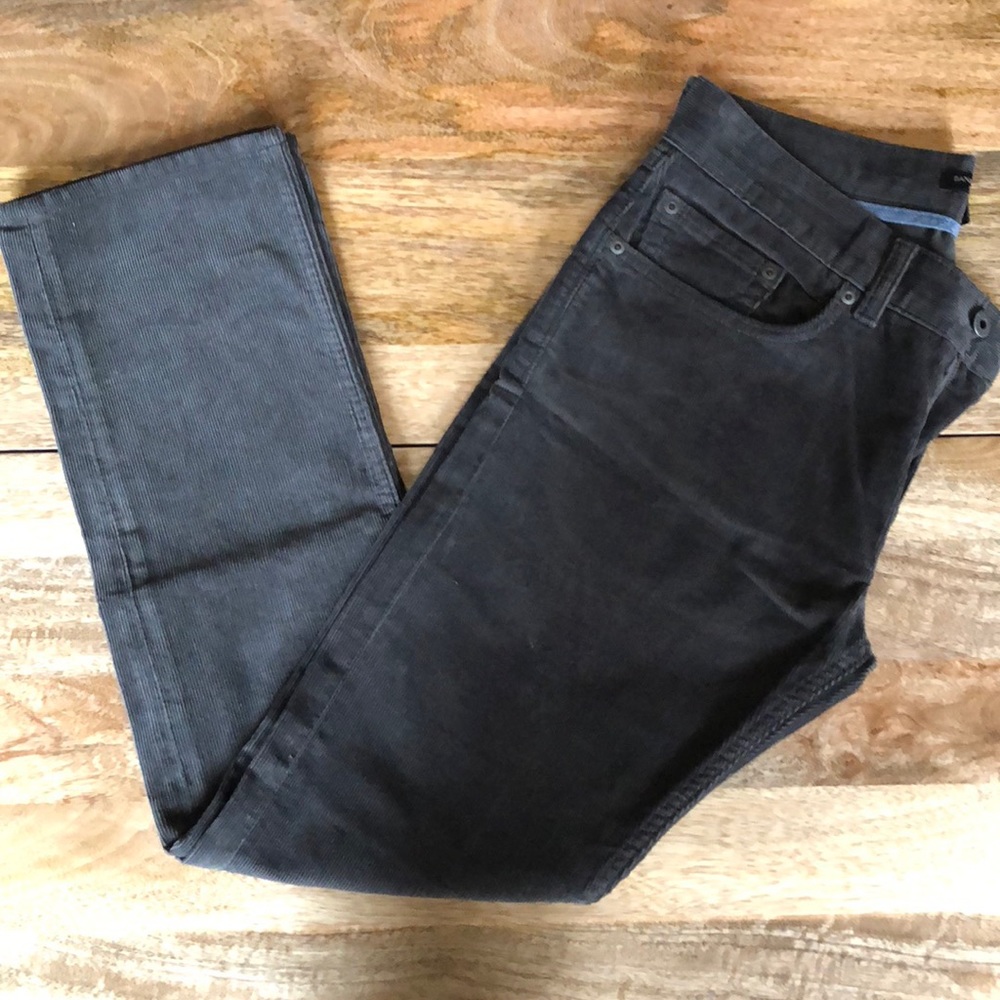 Banana Republic Charcoal Corduroy Pants